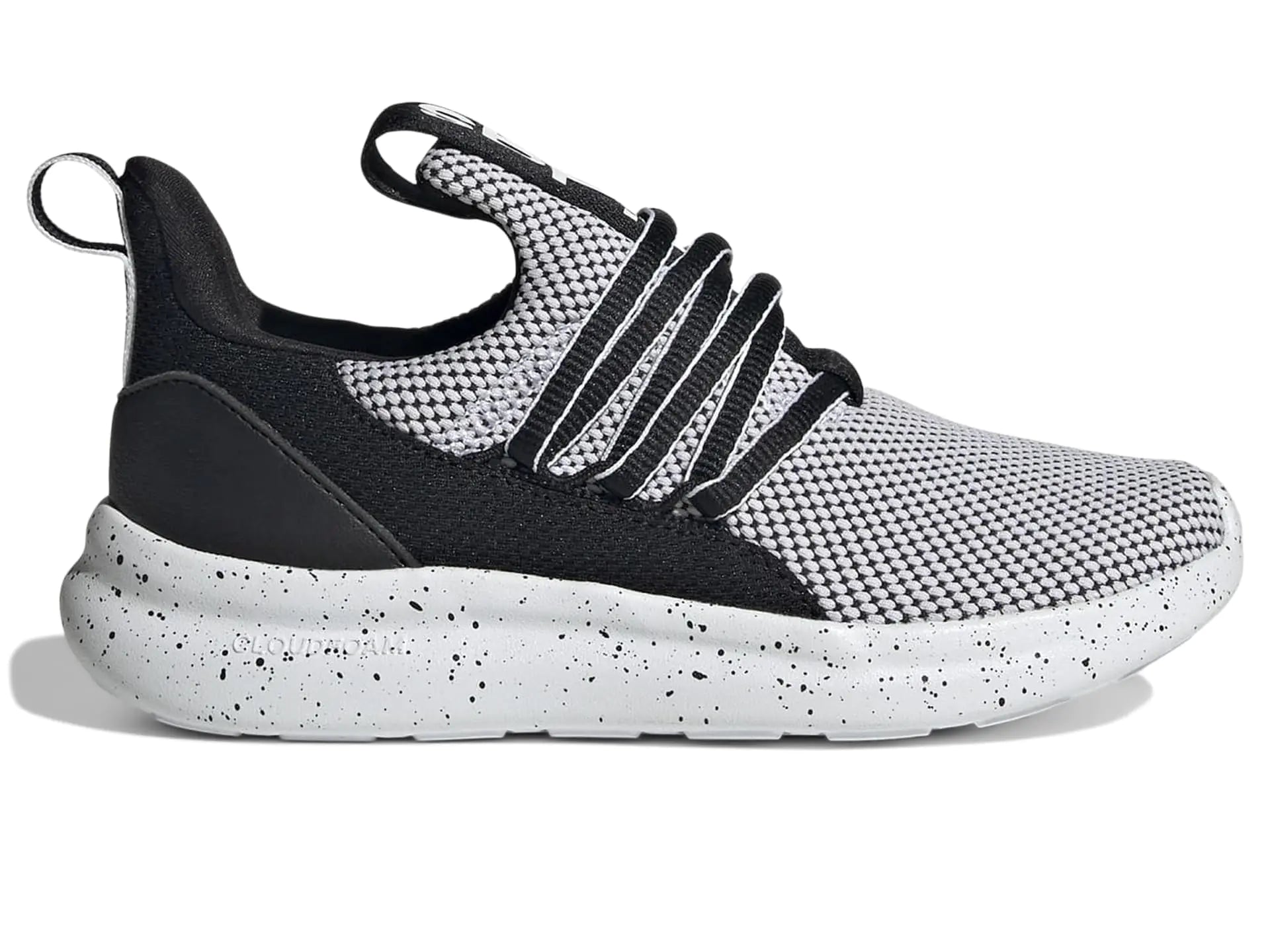 adidas Kids Lite Racer Adapt 7.0 Sneaker 8.5 Toddler White/Black/Black - # BOAA71510006