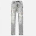 RTA Jeans Distressed Ripped Light Grey