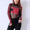 Girls Sheer Mesh Bodysuit Top | Sexy Layering Shirt - # GIAA23510051