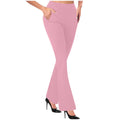 Women's Bootcut Work Pants in Pink | Pink | XX-Large - # GIAA23410037